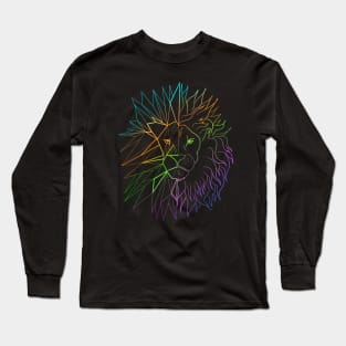 rainbow lion Long Sleeve T-Shirt